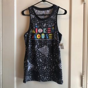 NWT! Disney Parks Mickey Mouse Retro print tanktop